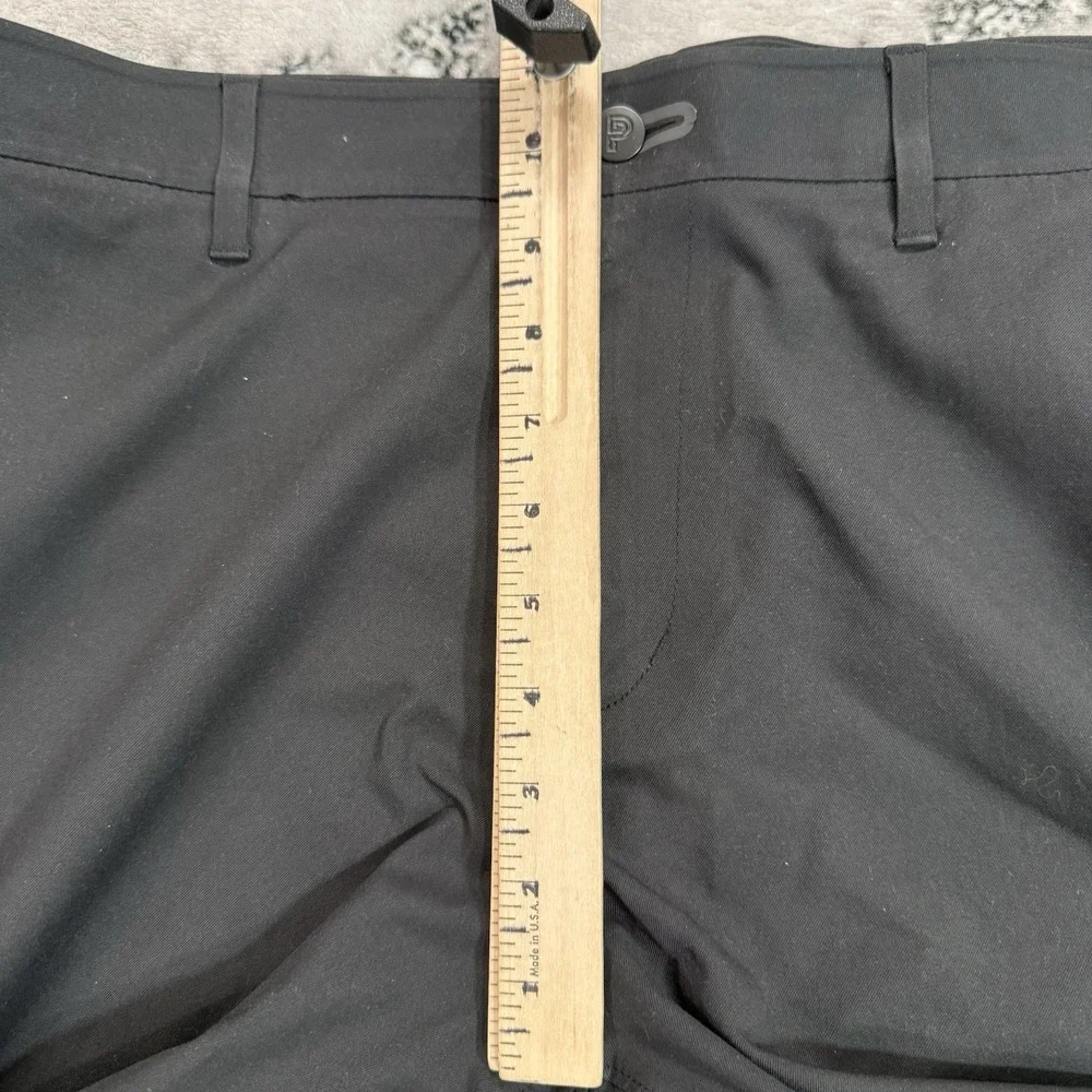 Public Rec Pants Mens Sz 34X32 Black Performance Chino Commuter Travel Stretch